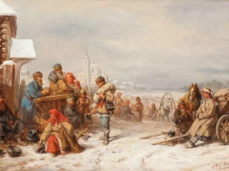 1837-Wilhelm Amandus Beer - Alla fiera invernale
